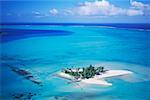 High angle view of an island, Hawaii, USA