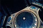 Low angle view of the ceiling of a basilica, St. Peter's Basilica, Vatican City