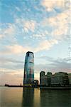 Buildings at the waterfront, New York City, New York State, USA