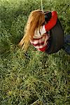 Girl on Tire Swing