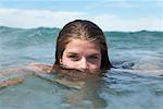 Teenager Under Water