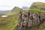 Overview of Cliffs, Isle of Skye, Scotland