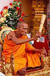 Monk Giving Blessing, Bangkok, Thailand