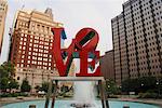 Statue d'amour, Philadelphie, Pennsylvanie, Etats-Unis