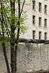 Remnant of Berlin Wall and Building, Berlin, Germany