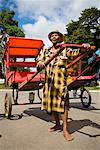 Portrait of Rickshaw Driver, Antsirabe, Madagascar