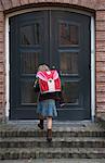 Girl Going To School