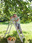 Girl in Orchard