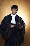 Boy Dressed as Judge