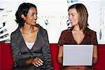 Businesswomen Using Laptop Computer