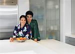 Portrait de Couple dans la cuisine