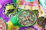 Close-up of a painted elephant, Elephant Festival, Jaipur, Rajasthan, India