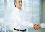 Businessman shaking hands