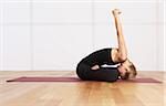 Woman Practicing Yoga