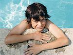 Boy in Swimming Pool