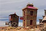 Äußere des Wild-West-Gebäude, Utah, USA