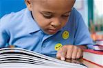 Boy reading