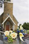 Gros plan du Bouquet de mariée