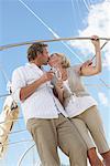 Couple sur Yacht Marina