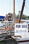 Couple on Dock at Marina