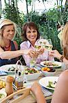 Women Eating Outdoors