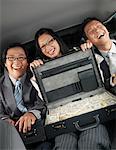 Businesspeople in Car