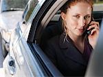 Businesswoman in Car