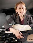 Businesswoman in Car