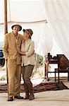 Couple in Safari Tent, Western Cape, South Africa