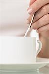 Close-Up of Woman with Mug