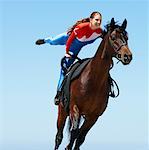 Circus Performer on Horse