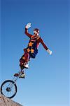 Clown Riding Unicycle