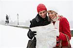 Couple Looking at Map