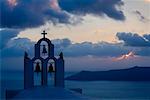 Cloches d'église, Santorini, Grèce