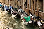 Gondoles, Venise, Italie