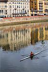 Arno River, Florence, Tuscany, Italy