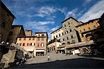 Main Square, Cortona, Toscane, Italie