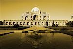 Panoramic view of a monument, Humayun Tomb, New Delhi, India