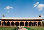 Panoramic view of a fort, Red Fort, New Delhi, India