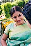 Close-up of a young woman smiling