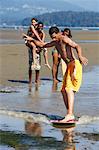 Group of People at Beach