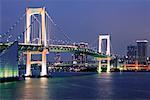 Rainbow Bridge Over Tokyo Bay, Tokyo, Japan