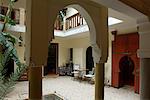 Inner Courtyard of Riad, Marrakech, Morocco