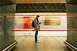 Man at Subway Station