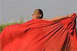 Buddhist Monk, Bagan, Myanmar