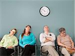 People Sleeping in Waiting Room