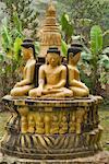 Statues de Bouddha, Mrauk U, Myanmar