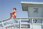 Life Guard on Duty at Beach