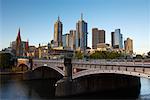Princes Bridge, Melbourne, Victoria, Australien