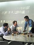 Men Chatting in Office